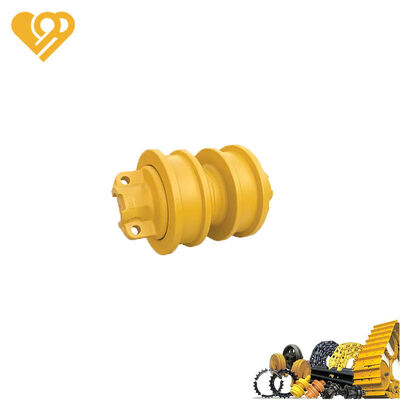 Qualidade Rolamento de fundo de trilho de flange duplo para bulldozers Caterpillar D6 D7 em aço de 50Mn com dureza HRC 40-55 fábrica